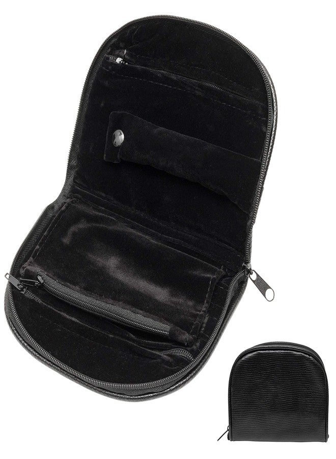 Noble Pack Noble Travel Jewelry Pouch - Compact Jewelry Travel Organizer with Zipper Closure and Pocket - Travel Jewelry Organizer (Small) - Image 1